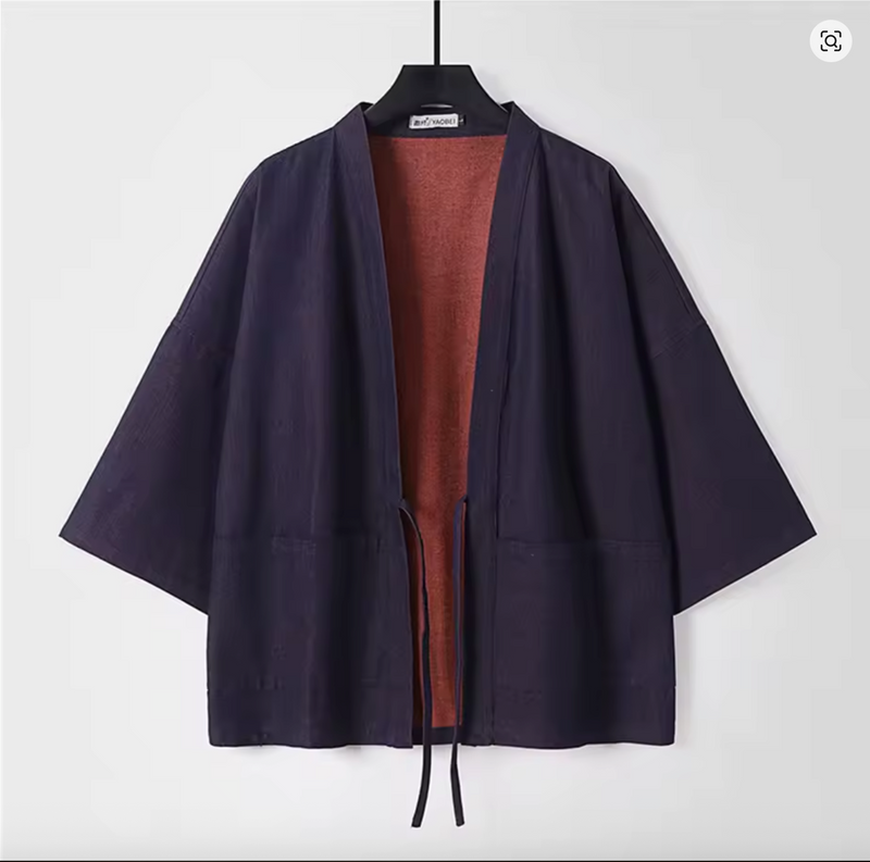 Draped Denim Kimono — ATHENIS Boxing